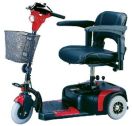 Drive Medical Phoenix 3 Wheel Compact Portable Travel Power Scooter (S35010) - mobility scooters for seniors